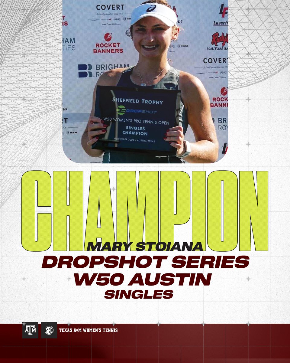 A 🏆 for Mary in Austin!

#GigEm // #AggieWT