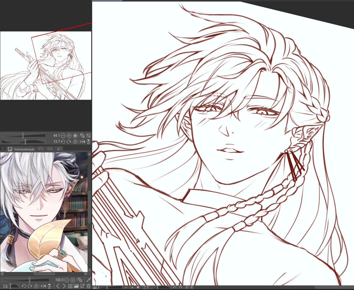 MikySan29's tweet image. Wip~ Drawing my kamioshi = Happiness 💚✨