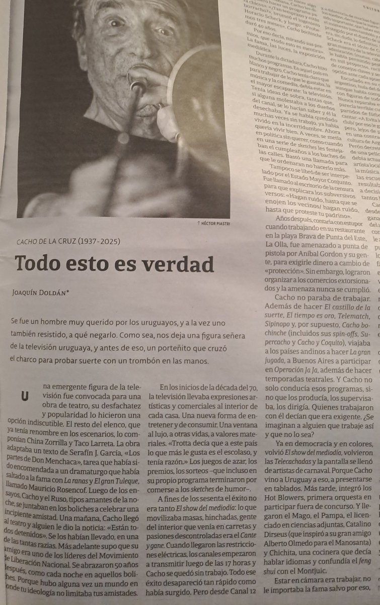 joadoldan's tweet image. Hay un mundo, allá afuera, en que podes escribir de forma coherente en &quot;Sábado Show&quot; y en &quot;Brecha; el mismo día...