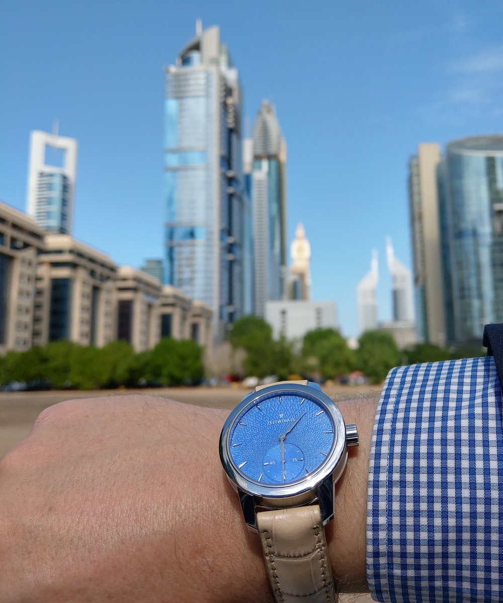 We are in Dubai this week, exhibiting at TimeZones in the Armani Hotel and meeting with collectors. Get in touch if you are in town!

#swissmade #independentwatchmaking #inhousemovement #actuallywearit