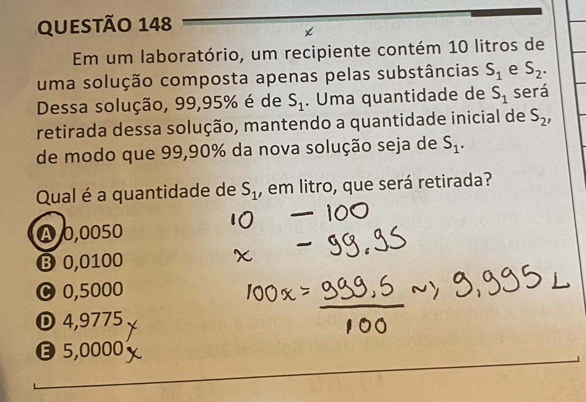 atenadesgracada's tweet image. aquela questão que você jurava ter acertado mas tava errado #Enem2025