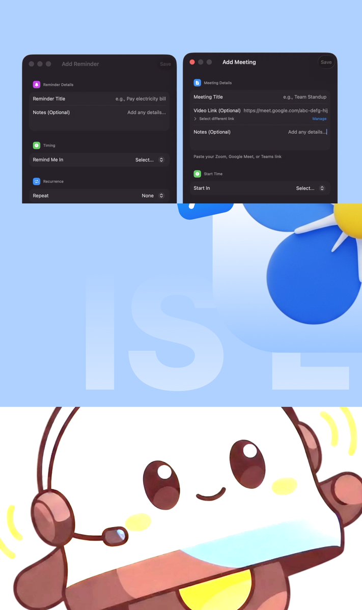 uxderrick's tweet image. Chime is Live 🥳

I used to forget about commitments because I&apos;d get into deep focus mode and miss calendar notifications.

So I built something that literally takes over your entire screen 😅

Does this happen to anyone else?

🔗 Try it free for 14 days: apps.apple.com/us/app/chime-r…