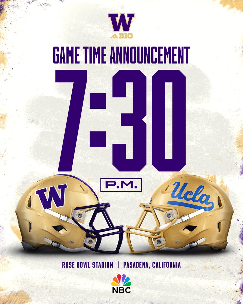 Game time vs UCLA 🚨
🕚 7:30 p.m. PT
🗓️ Saturday, Nov 22
📺 NBC