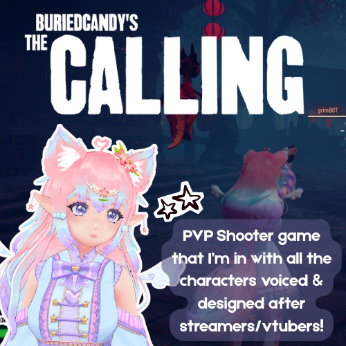 New Schedule!! I'm very excited!🎊   
Tuesday is the launch day for <a href="/TheCallingGame/">TheCalling 🔜 Kickstarter (Nov 18)</a>  Kickstarter! It's an awesome game that Okamira and a bunch of streamers are in, and I'll be streaming the playtest! On the kickstarter you'll be able to get an exclusive Okamira Kickstarter Skin!