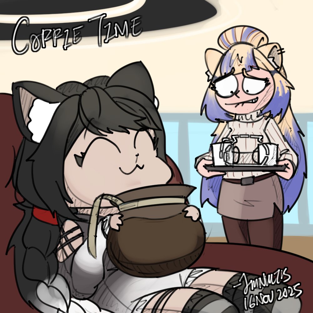 Does anyone else take their coffee like this? 
Sowwy Tetra~ I couldnt help it! It smelled to good! 

Artist <a href="/JimNulTis/">JimNulTis</a> <3
