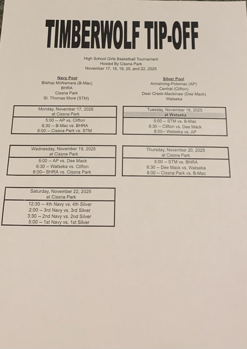 CPGirlsBball's tweet image. Not tired of cheering on our girls? You’re in luck, the Tip-Off Tourney starts tomorrow. CP takes on STM at 8pm 🏀⛹️‍♀️🐺 #RelentlessPursuit