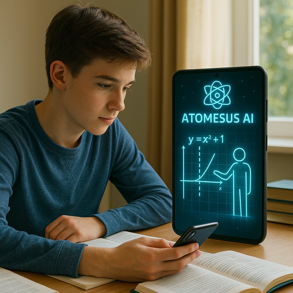 Atomesus's tweet image. Homework doesn’t have to be hard.
Atomesus AI explains any subject in seconds.

#AIForStudents #HomeworkHelp #AtomesusAI