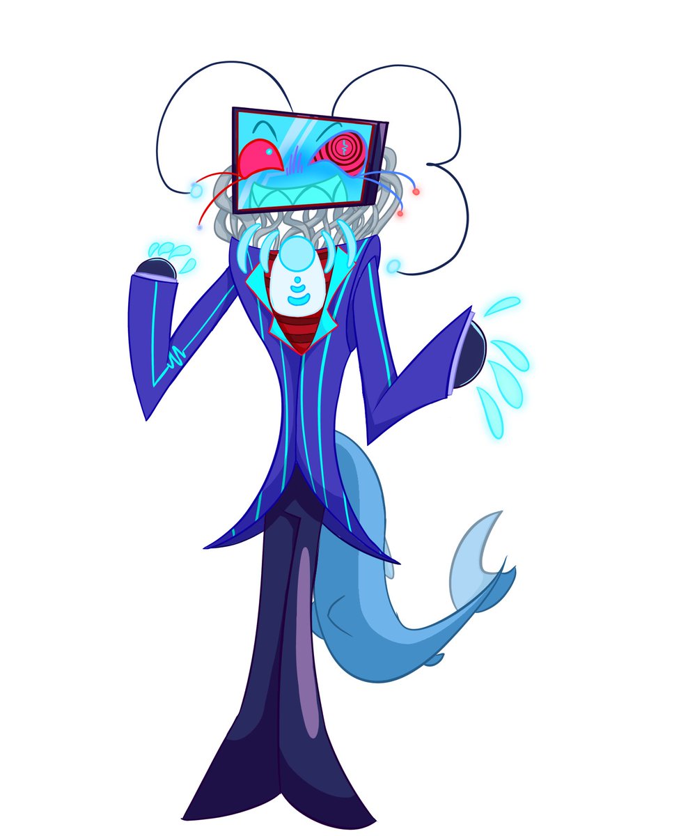 pythoyd's tweet image. #HazbinHotelVox #HazbinHotel #proshiptwt #art #artist 

that fucking tv who i hate