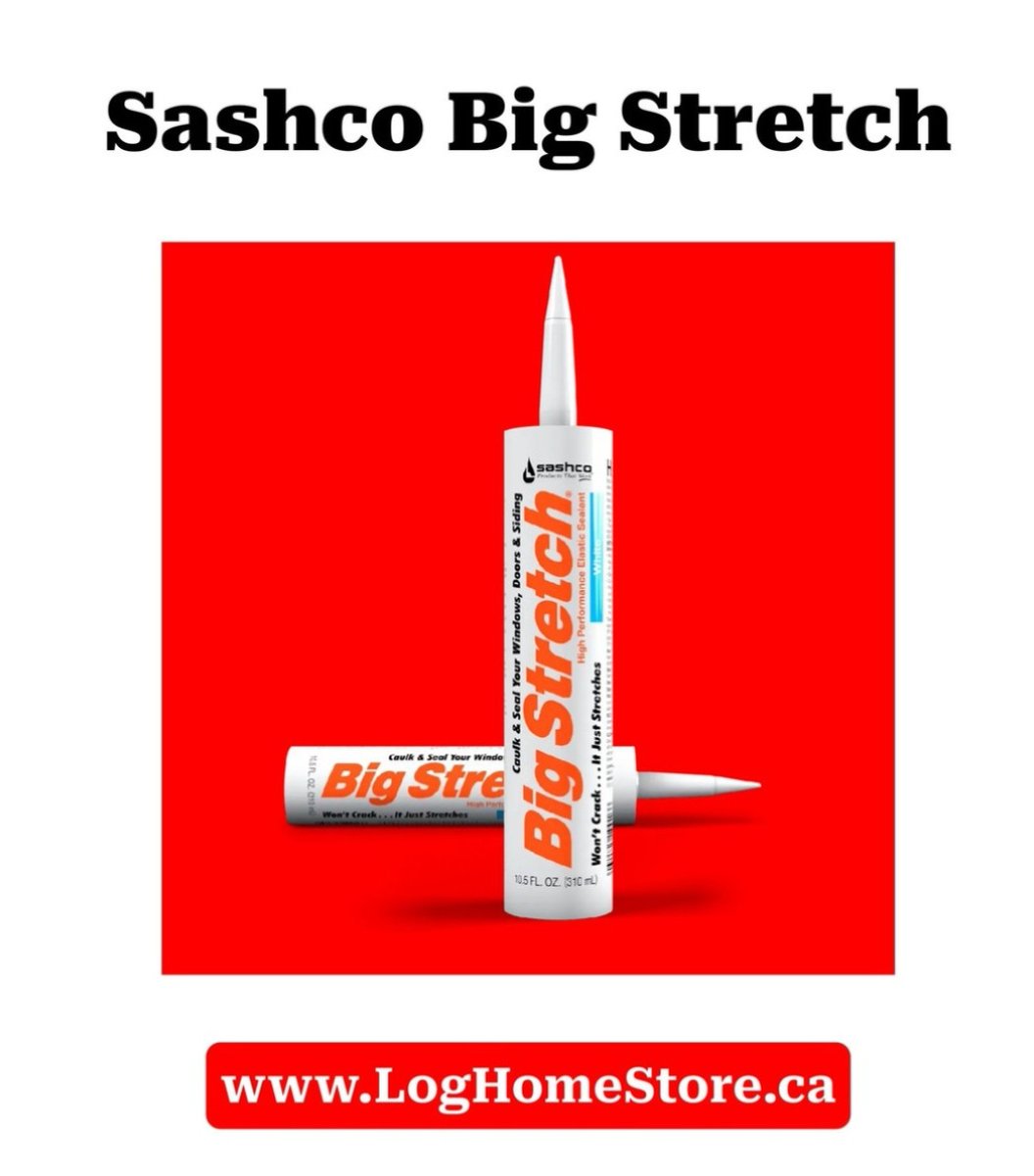 LogHomeStore1's tweet image. Sashco&apos;s Big Stretch is a top-tier, professional-grade elastomeric sealant tailored for various residential construction and remodeling projects. This high-performance sealant delivers exceptional flexibility, elasticity, adhesion, and ease of application!

#loghomestore #sashco