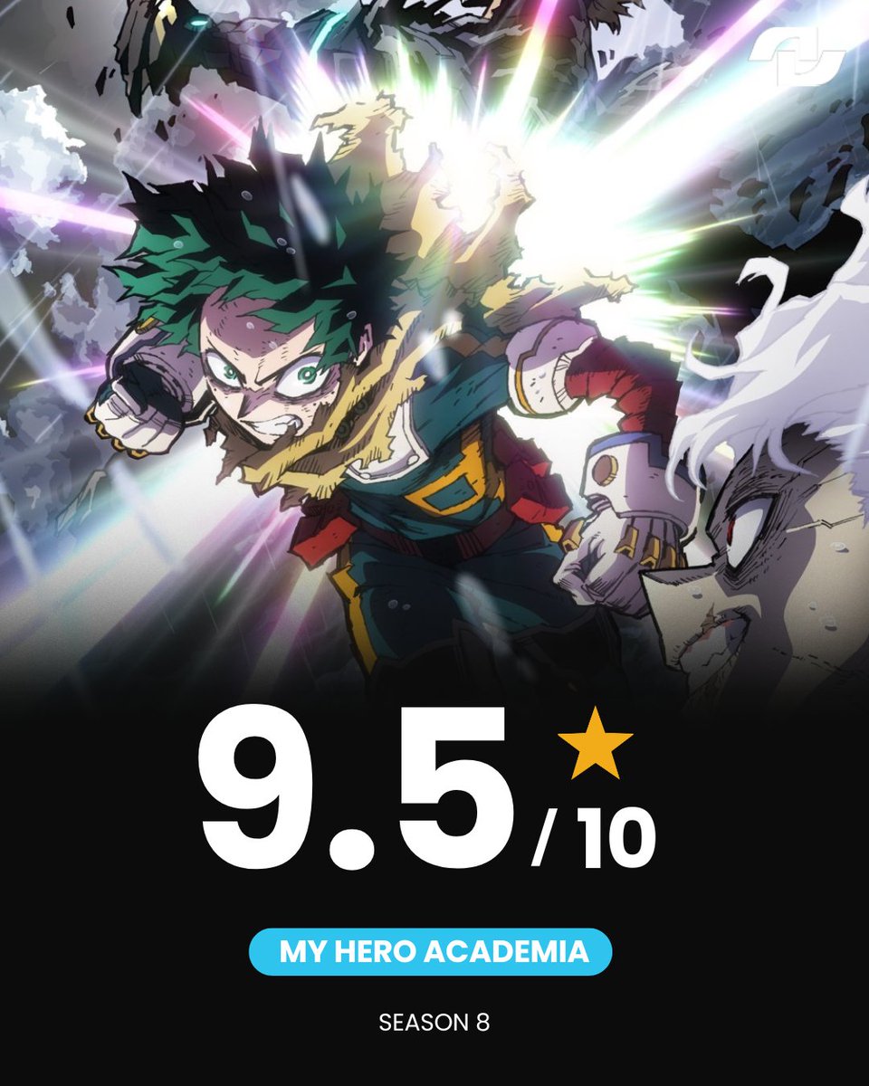 animeupdates's tweet image. 'MY HERO ACADEMIA Final Season' has surpassed 'Takopi's Original Sin' to become the highest-rated Anime Season of the year!