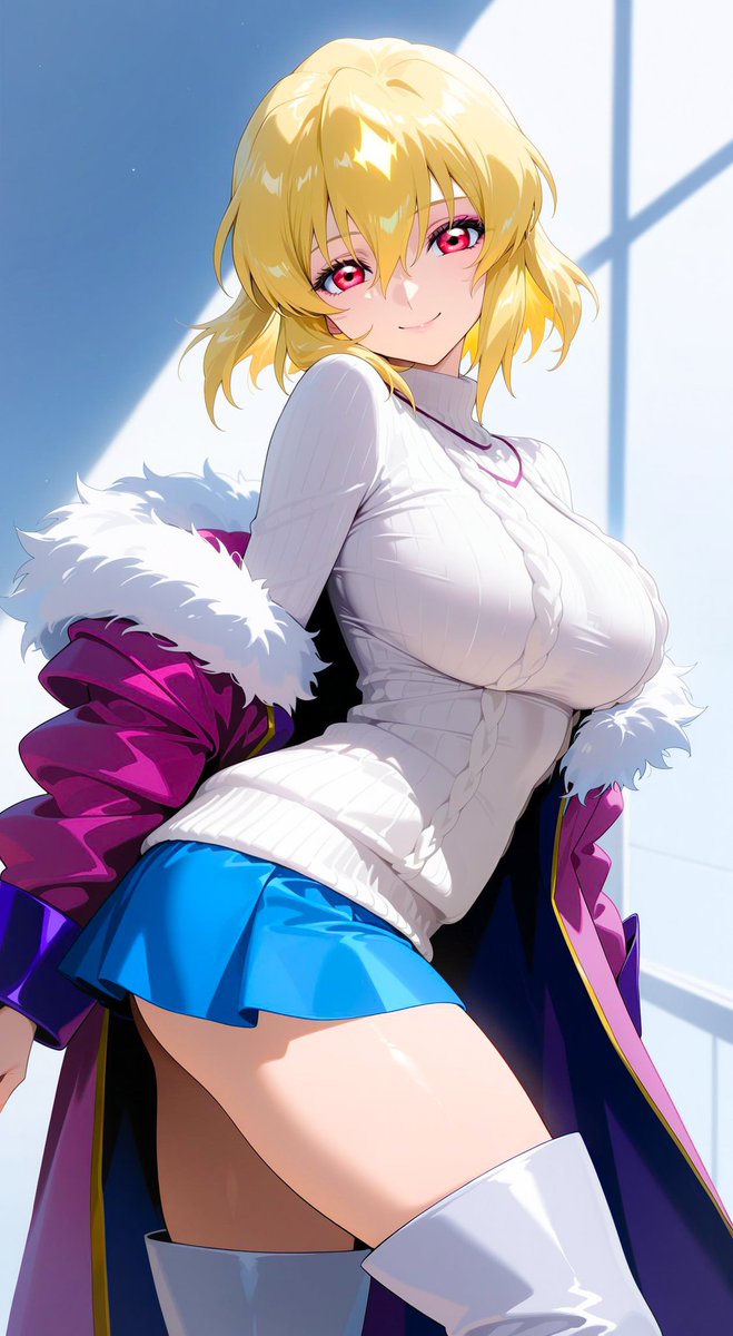 ステラ・ルーシェ #SEED anime style SFW digital art, safe for all