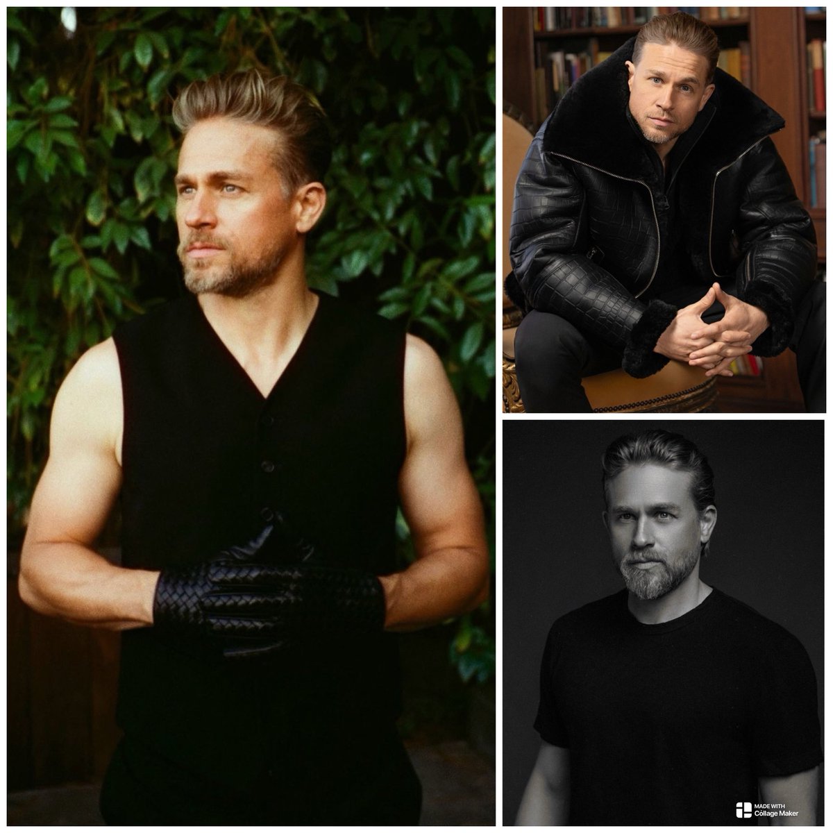 BlueFlamingos7's tweet image. #ManinBlack #charliehunnam #breathtaking ❤️‍🔥
#sexiestmanalive #charminglife #biceps 💪🏻💪🏻
#perfectman #flawless #killerbody #heartthrob 💗💗 #modellife #magical #monster #edgein #triplefrontier #samcro #jaxteller #englishactor 
#papillon #shantaram #lastlooks #rebelmoon 🌓💫🥰🔥