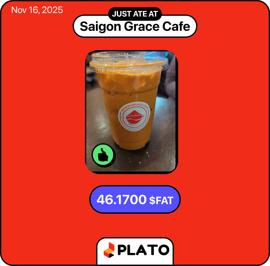 chris_byte's tweet photo. Just earned FAT with @plato2earn! You can too. Use my referral https://t.co/E2wfVL141M and earn 100 FAT. https://t.co/2aulud8m46