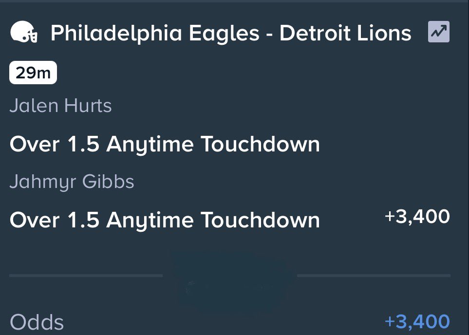 PropBetScience's tweet image. 🏈 NFL SNF PARLAYS 🏈

Here are a few parlays I’m playing tonight for the Eagles/Lions game. 👇🏾

+580
+680
+3400
+4400