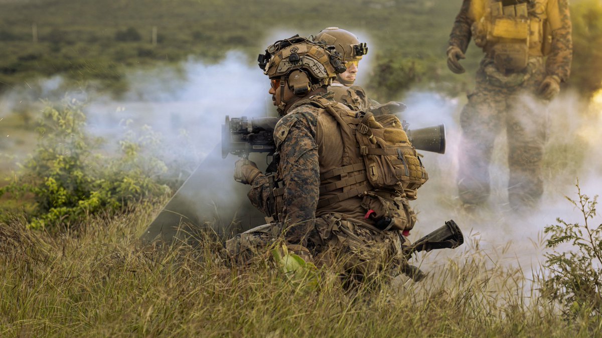 22nd_MEU's tweet image. 📍Puerto Rico

#Marines with BLT 3/6, 22nd MEU(SOC), conduct a MAAWS range on Camp Santiago, Puerto Rico, on Oct. 22, 2025.

@USMC 📸

@Southcom @DeptofWar