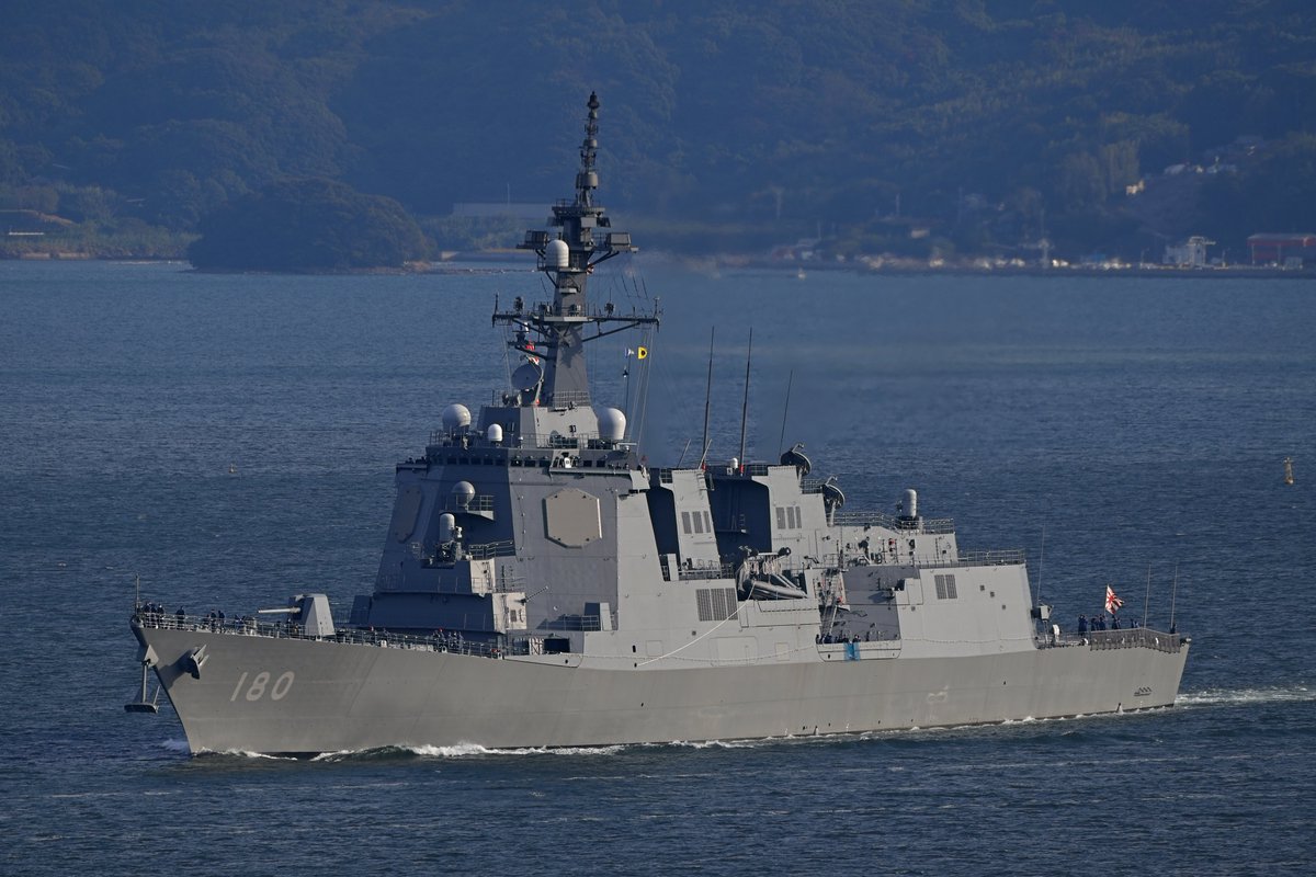後日装備」が後日装備された護衛艦あしがら 「後日装備」が後日装備