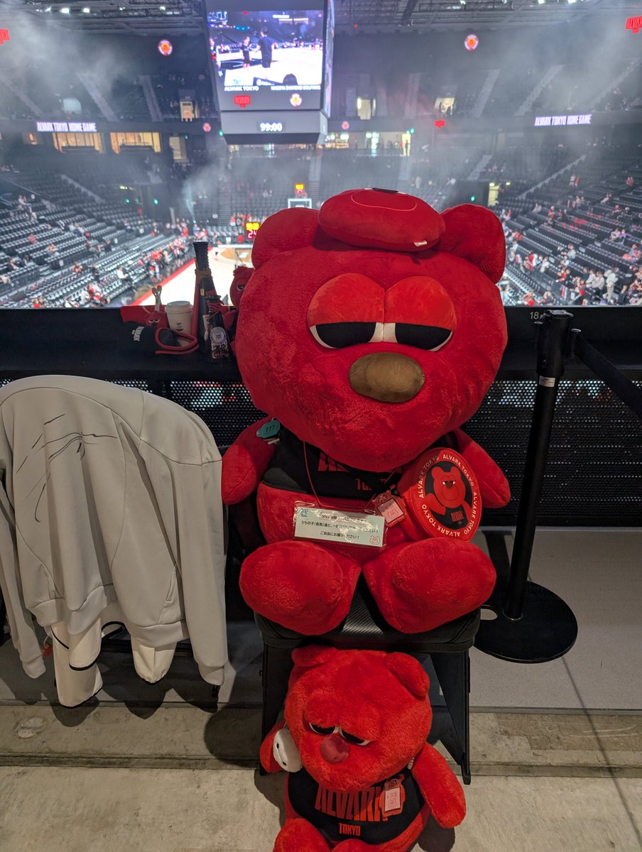 我が家の長男(ルーク)次男🐻✨
置いてあるの見かけたら
お写真一緒に撮ってね❤️
みんなのルーク🐻みんなで会場に持ってきたいね🤭✨✨✨
#アルバルク東京
#長男ルーク
#次男ルーク
#ルーク🐻❤️❤️