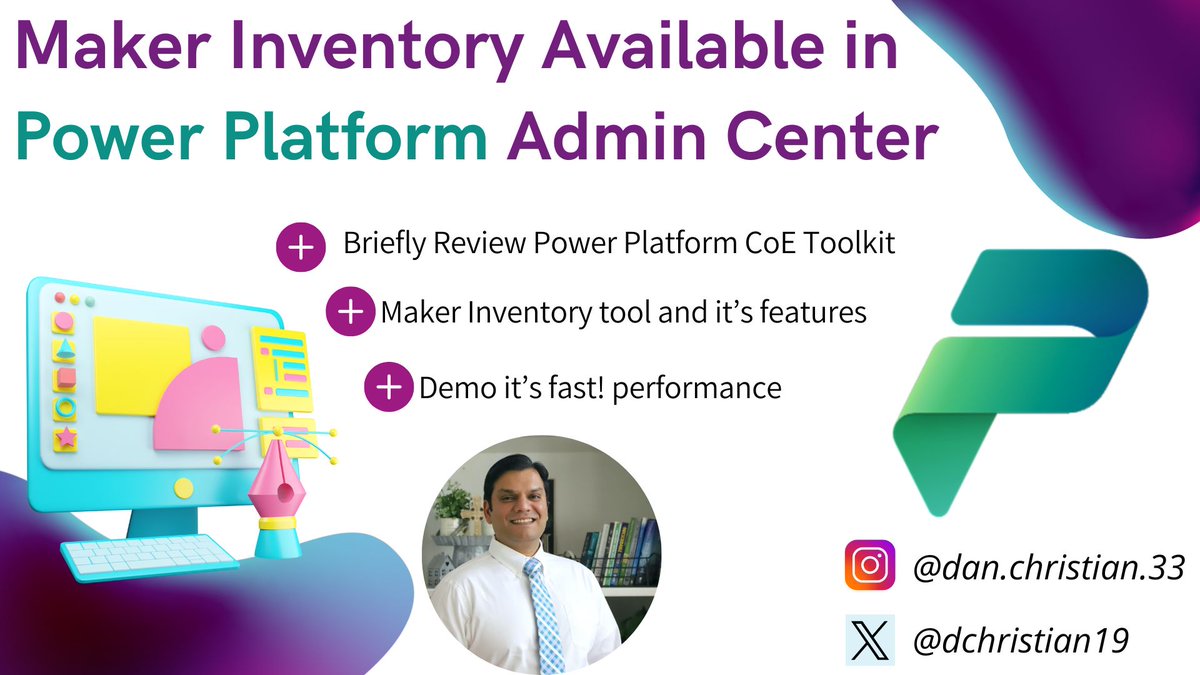dchristian19's tweet image. 🚀 New Video Alert!
Maker Inventory Tool Available in the Power Platform Admin Center

Microsoft Power Platform Admin team has introduced Inventory right inside the Power Platform Admin Center, giving tenant admins full visibility and blazing-fast updates into what’s being built…
