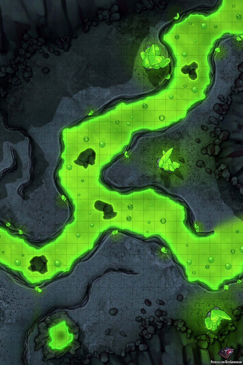 Acidic Passage Vol2 Battle Map 22x33

#dnd #pathfinder #ttrpg