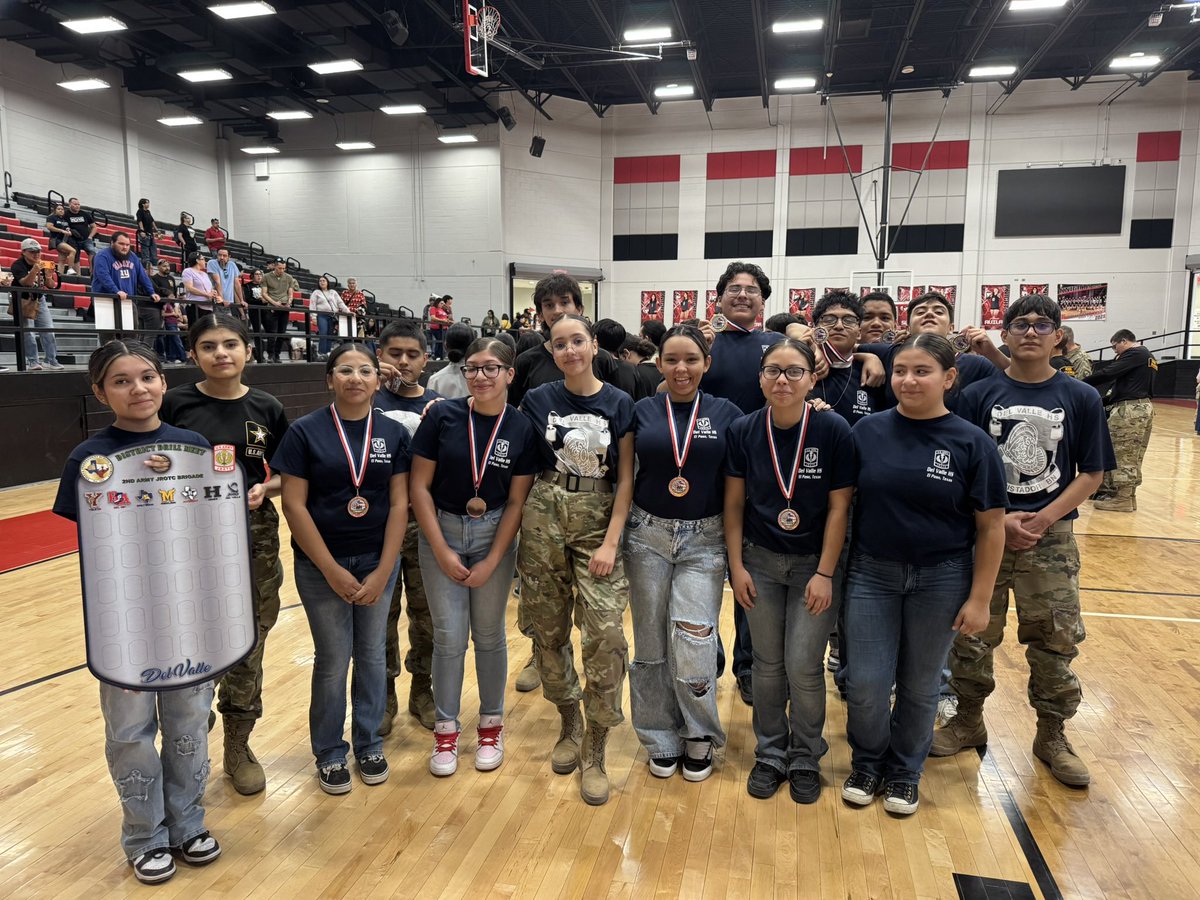DelJrotc's tweet image. This weekend our teams competed at our annual drill meet! 

1st place male Color Guard
3rd place female Color Guard
2nd and 3rd Places for our two rifle teams. 

Proud of them all! 

#itswhatwedo #ofod

@DVHSYISD
