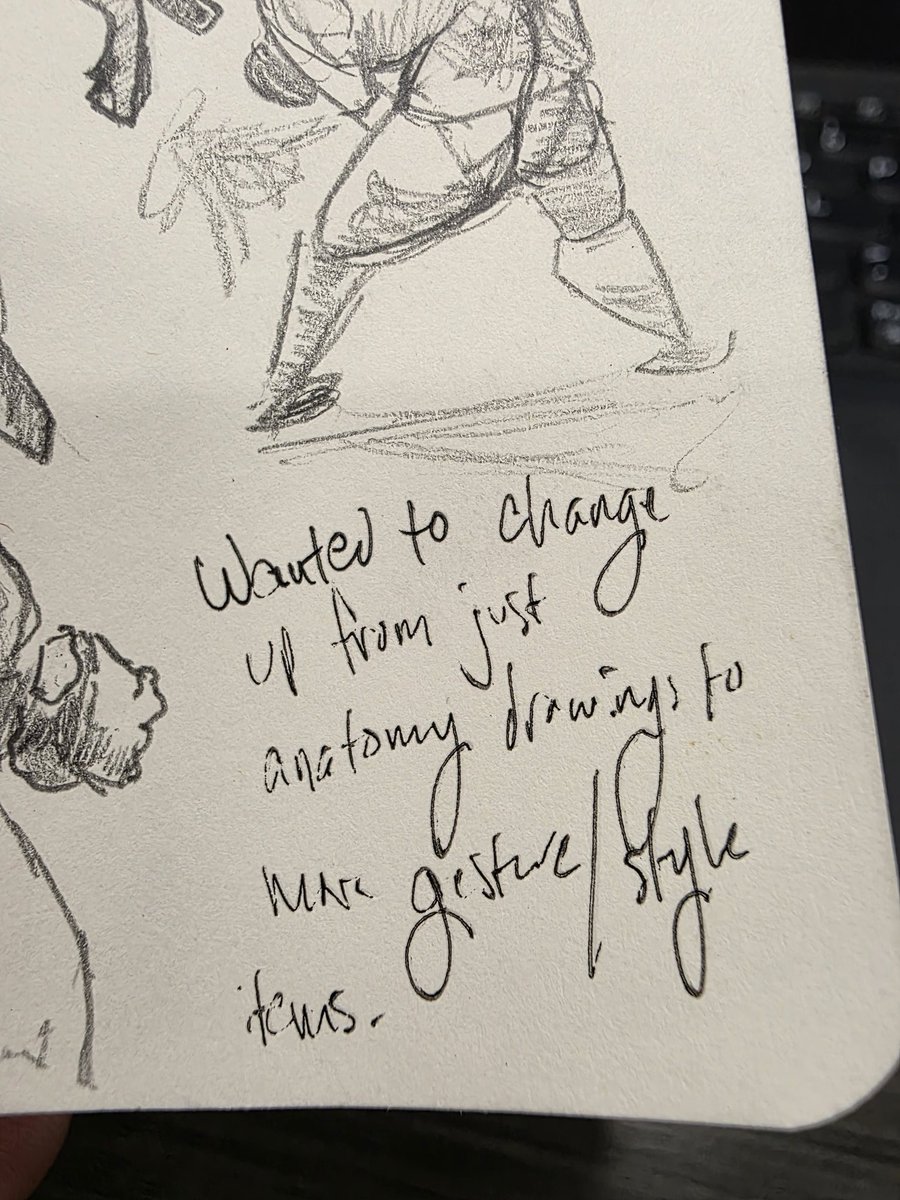 MuffinForMen's tweet image. Shifted away from just body portion study to do a page on more style and just having fun ❤️❤️
#art #drawing #sketchbook #fyp