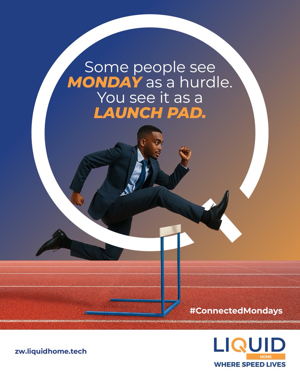 liquidhomezim's tweet image. See Mondays differently, see Mondays as your launch pad.

Stay connected and stay ahead, with a sure thing connection powering your week.