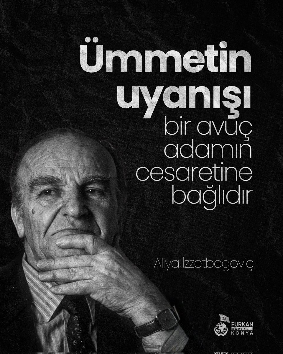 "Ümmetin uyanışı, bir avuç adamın cesaretine bağlıdır."

Aliya İzzetbegoviç