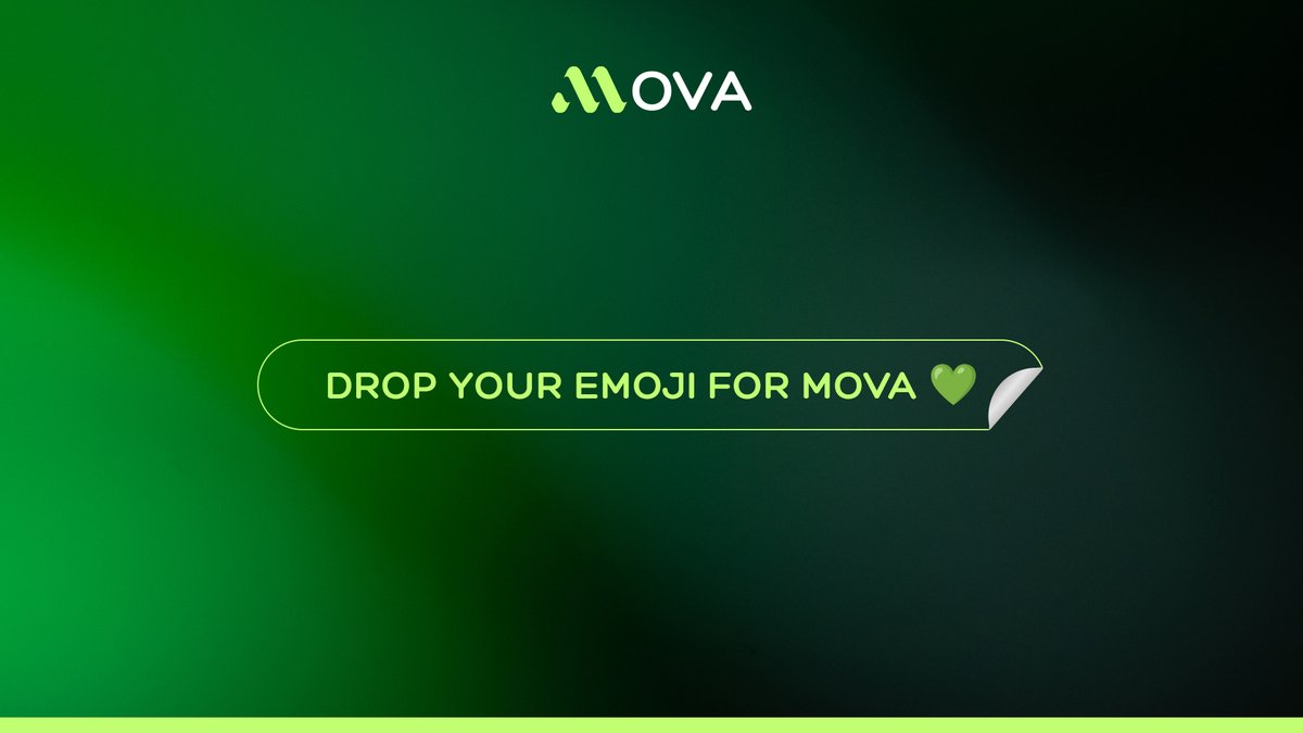 MovaChain's tweet image. 🧩 Mova Mission of the Day: Drop one emoji that represents how Mova feels to you 💚🔥⚡🌍

👇 Let’s see the vibe of our global community — energy, unity, and motion!

#Mova #EngageToEarn #CommunityVibes #Web3Fun