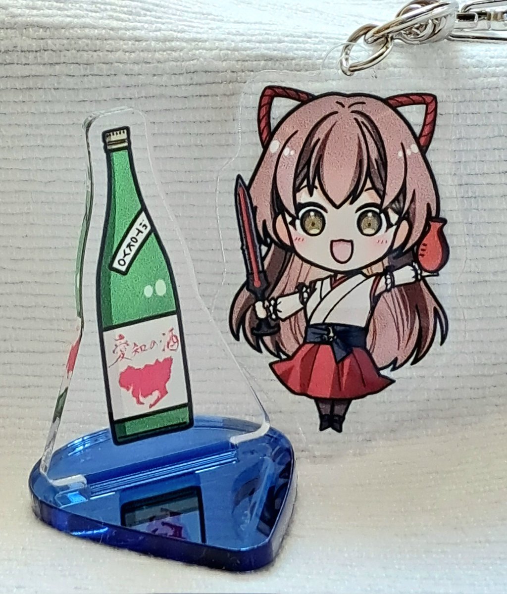 「#愛知の酒ポップアップストアin東京 販売用グッズ、愛知の酒アクスタが出来上がり」|ささつゆ🦊5/5【COMITIA144】H28b📚5/6【A40】参加のイラスト
