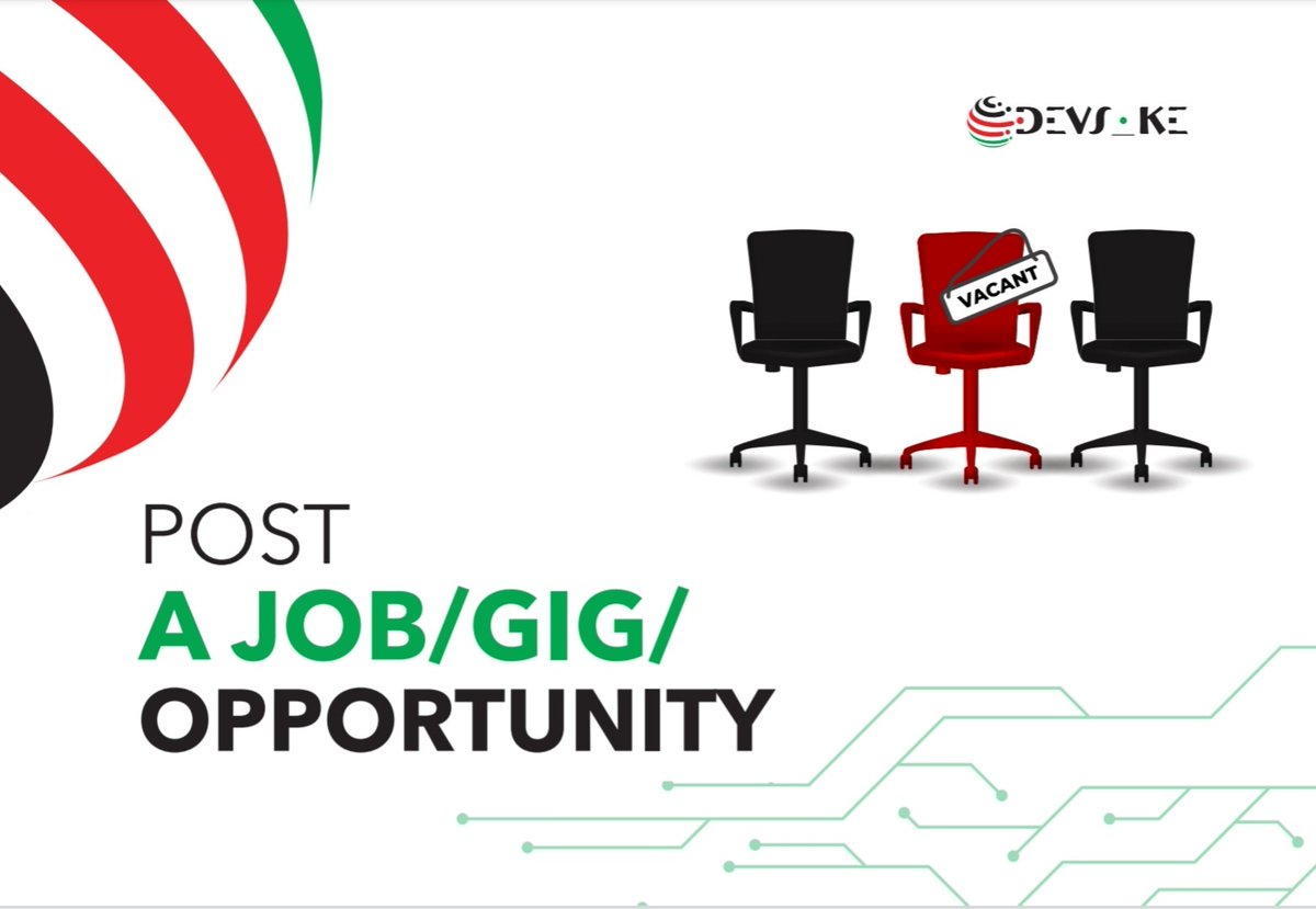 DevsinfoKE's tweet image. 🚀 Got an opportunity for developers?
Share it on DevsConnect KE and reach a growing community of tech talent across Kenya.
Jobs, gigs, events — if it helps devs grow, we’ll amplify it.
👉 Post your opportunity today!
ke.devsconnect.africa