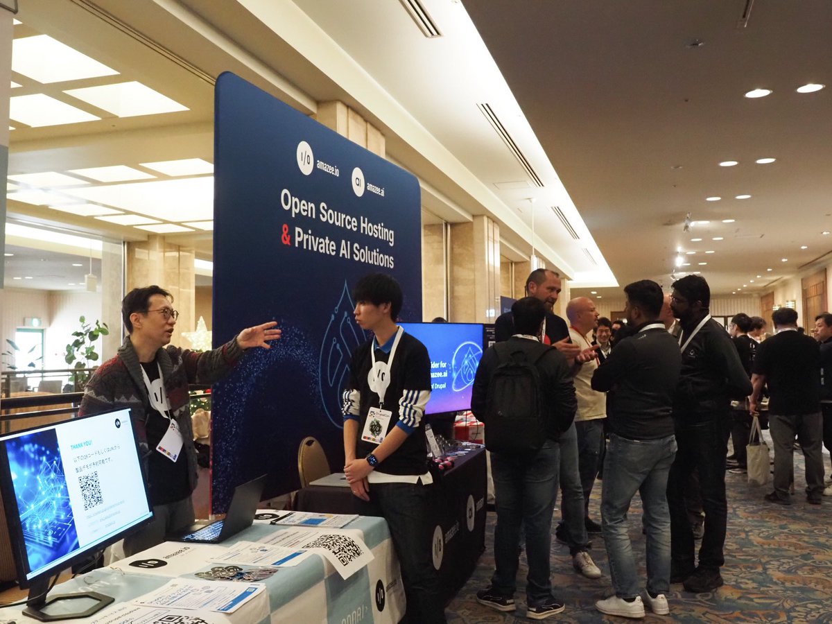 Invest_In_Nara's tweet image. 世界中のDrupalコミュニティが日本に集結！ 🇯🇵

開催決定以来、私たちも楽しみにしていた #DrupalConNara がついに始まりました！
奈良市としても仲川市長のウェルカムスピーチ登壇、ブース出展などを行い、Drupalに関わる皆様の来寧を歓迎しています！