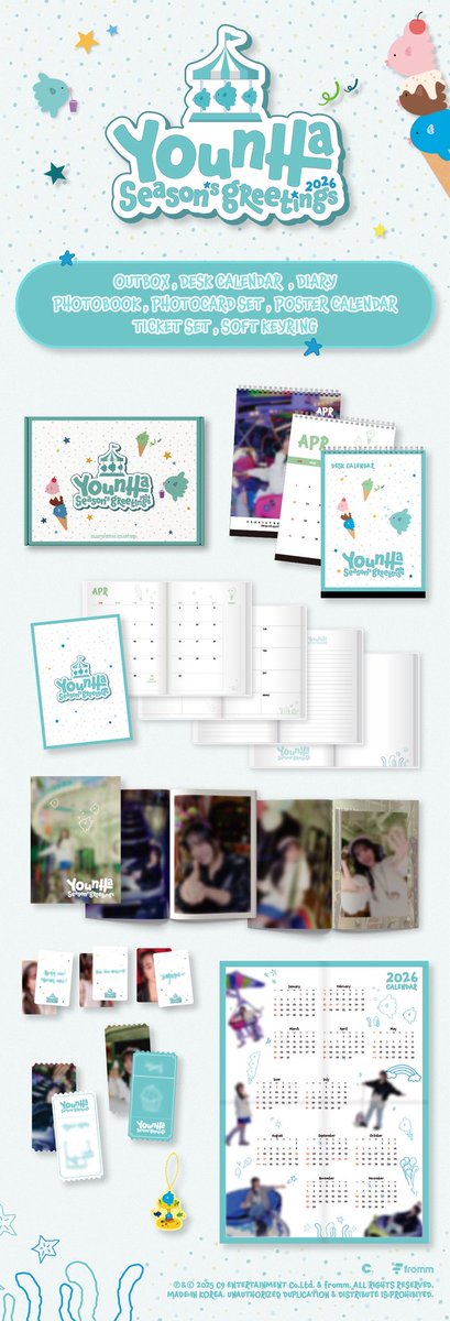 [#윤하]
[안내📣]
2026 YOUNHA SEASON'S GREETINGS 예약 판매 안내

▶️ cafe.daum.net/Y-Holics/RCG2/…

#윤하 #YOUNHA #혜성은_지지않는다🌠 #윤하_홀릭스 #SeasonsGreetings #시즌그리팅