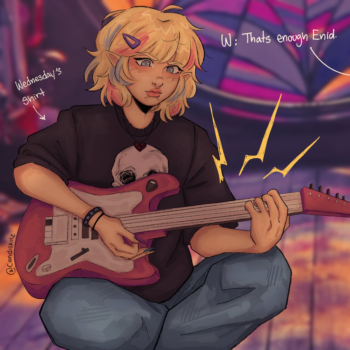 YAY I FINALLY DID IT!!!!! #enidsinclair #enid #wenclair #WednesdaySeason2 #wlw