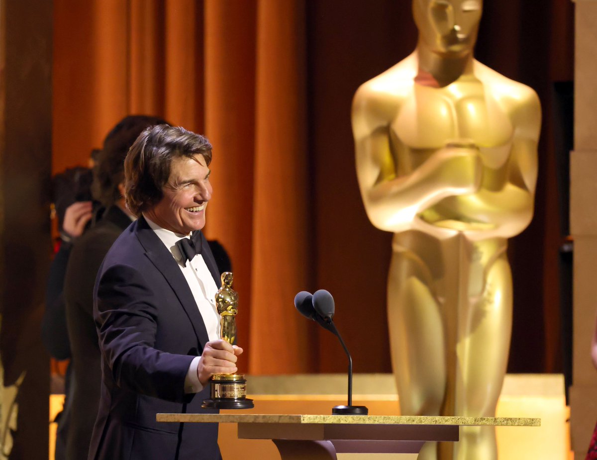 Richly deserved and well overdue!
#TomCruise
#Oscar
