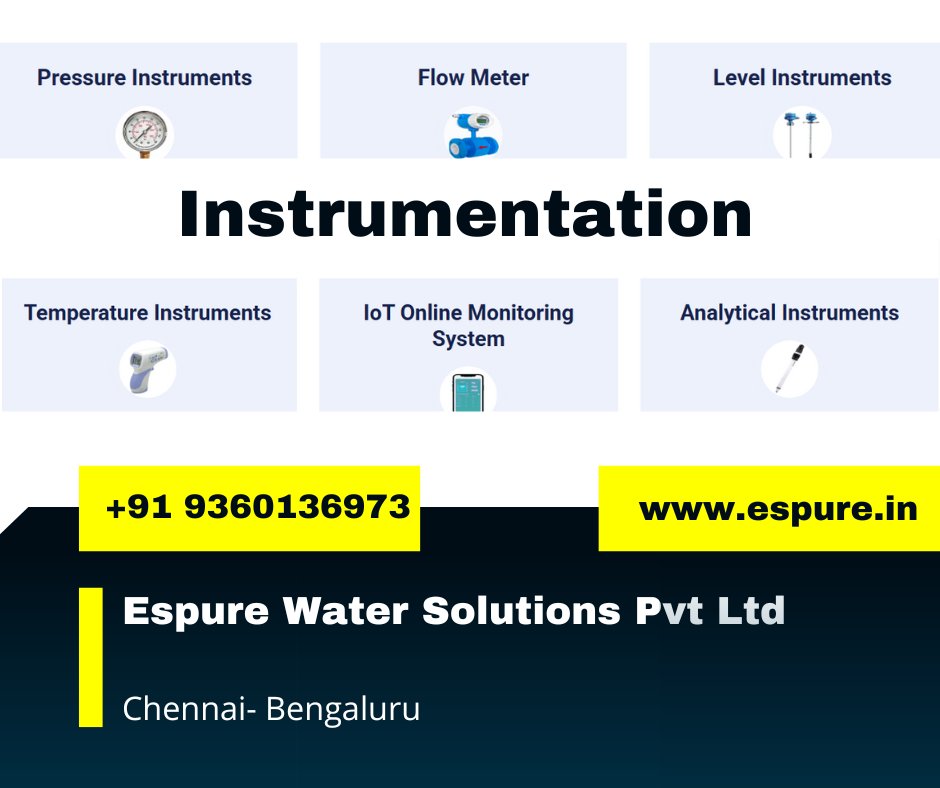 EspureS's tweet photo. Instrumentation is used for indicating, measuring, and recording physical quantities.
 https://t.co/IA6sUUqnU7
#espure #Instrumentation #flowmeter #electromagneticflowmeter #analyzers https://t.co/SR6lNMga0k