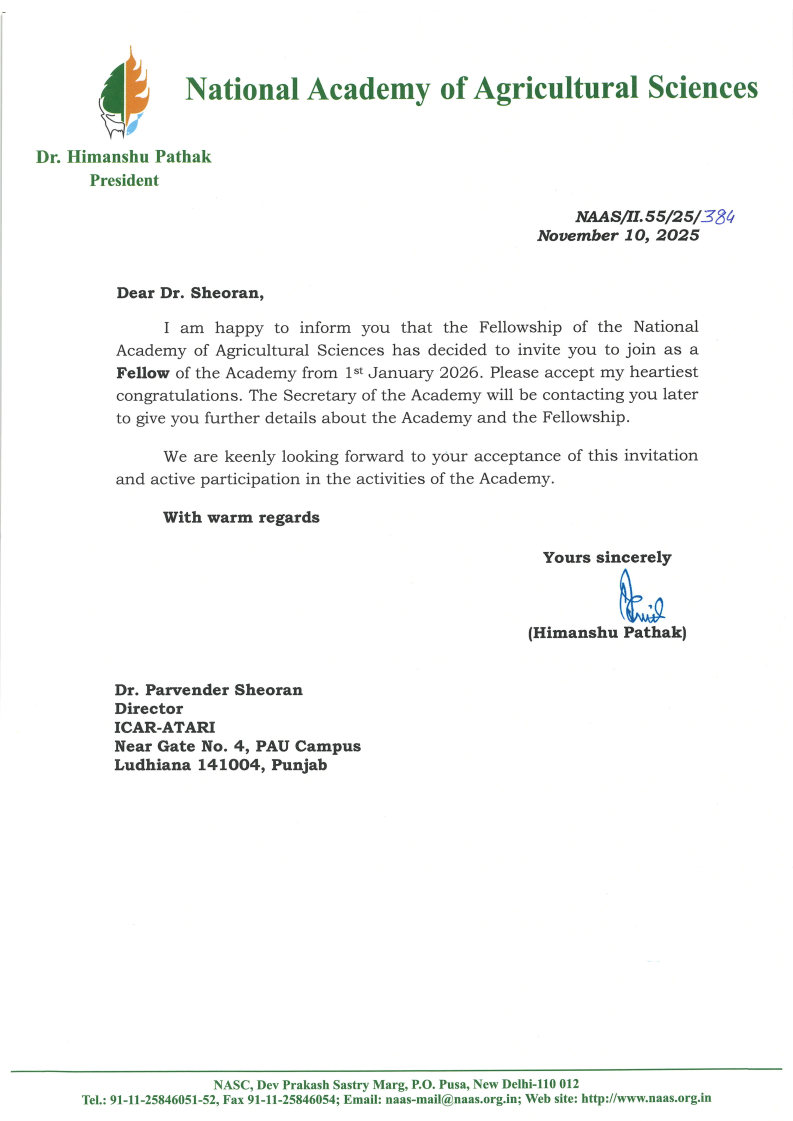 ICAR-ATARI, Ludhiana tweet media