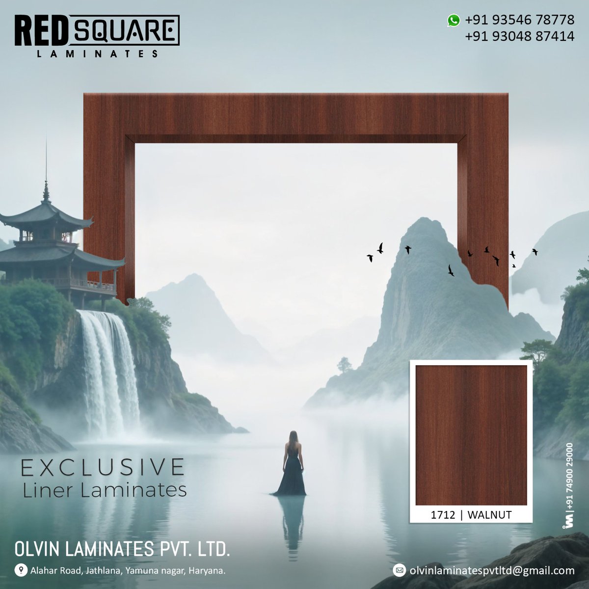 ibais_wooden's tweet photo. OLVIN LAMINATES PVT. LTD.-YAMUNA NAGAR
For enquiry via WhatsApp click:
https://t.co/2nZ5B9Lcgj
Mr. Avinash Goel: +91 9354678778
#laminates #laminatemanufacturer #redsquarelaminates #redsquare #redsquarelinerlam #linerlammanufacturer #wooden #exclusivelaminates
.
@ibais_wooden https://t.co/XD8uCVtIRG