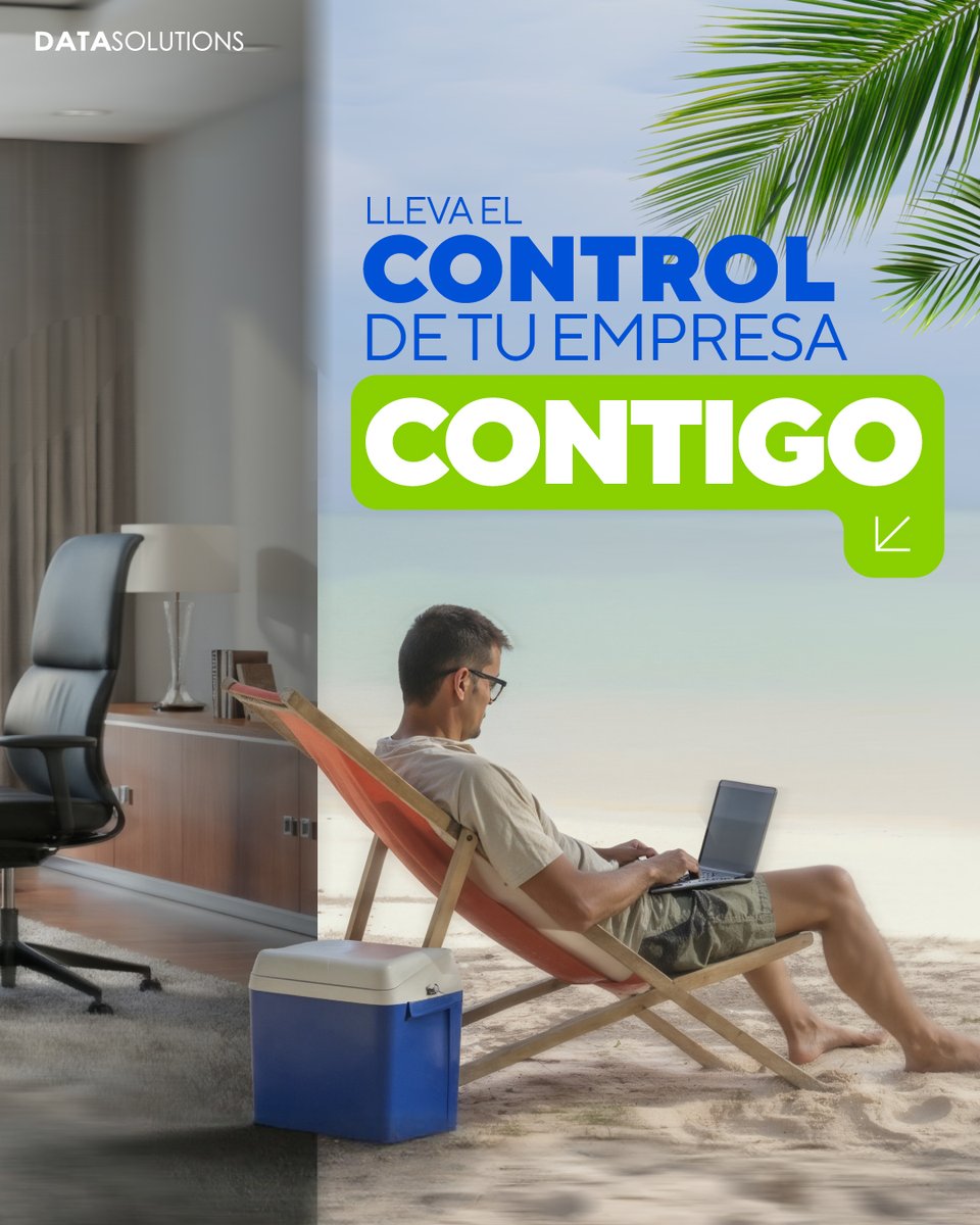 DatasolutionsSA's tweet image. Con Datasolutions, tienes el poder de gestionar tu empresa desde cualquier lugar, incluso mientras disfrutas de un descanso. 📊💼 La tecnología al servicio de tu productividad. ¿Estás listo para tomar el control?

#Innovación #Eficiencia #Datasolutions