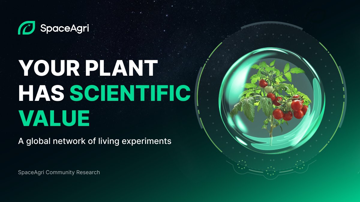 🌱 When you grow a tomato🍅 or grape🍇 at home, scientists receive growth-cycle data from your module.
 
This helps them understand how traits evolve under different environments.

Distributed farming = faster, more diverse, more accurate scientific research.

This is