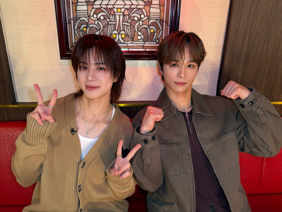 official__INI's tweet image. [📸] 251117
テレビ朝日
「#MEGUMIママのいるBar」

ありがとうございました！

@MegumiBar
#INI #後藤威尊 #佐野雄大 
#Todays_INI