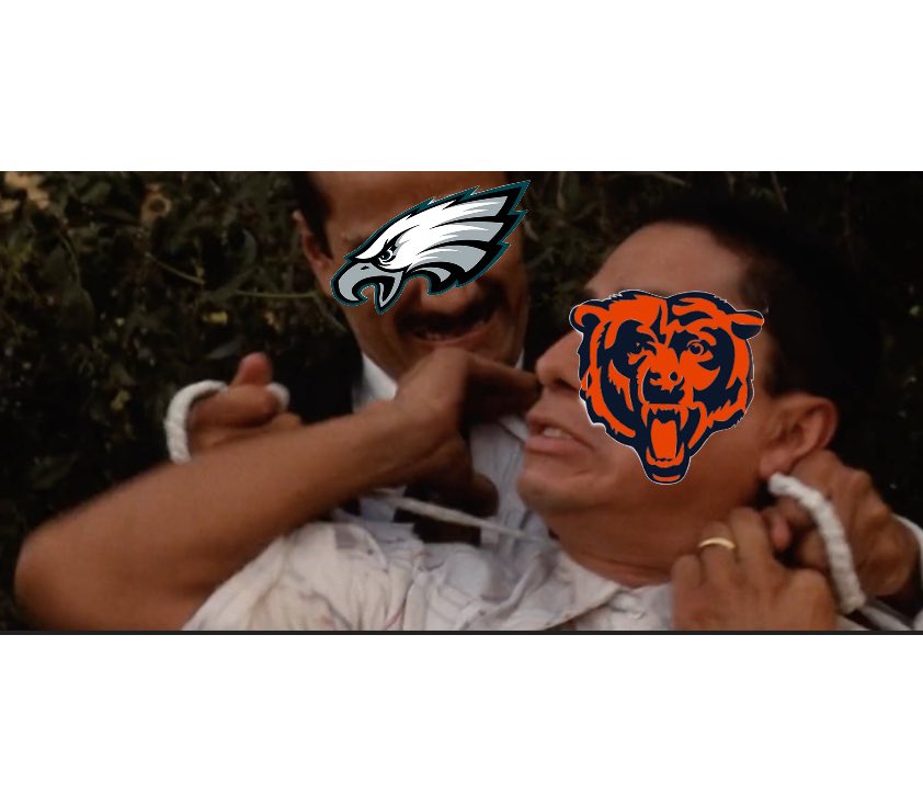 GoCisGo's tweet photo. @downbadbears Eagles on Black Friday 😂 
Don’t look at me little bear! 😭 
GOBIRDS!! 🦅 https://t.co/UHopMO2HQ0
