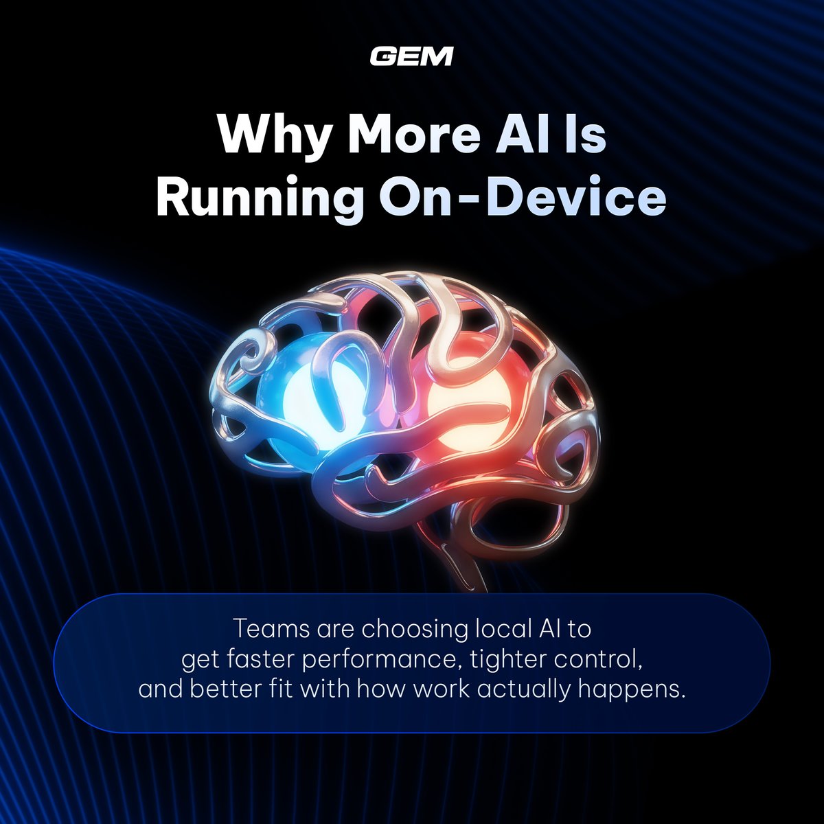 enterprise_gem's tweet image. People still turn on AI on laptops for work, but that&apos;s changing, fast.
Learn the key advantages and how leaders should plan for the growth of on-device AI!
#AI #ondeviceAI #GEMCorporation