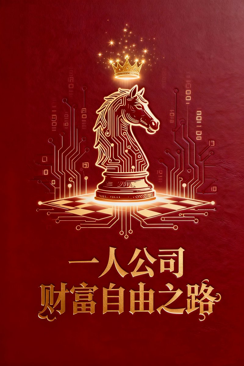 📌 这不是一本教你"躺赚"的鸡汤书
这是一套经过实战验证的AI时代个人商业操作系统——告诉你如何在不需要团队、不需要融资、不需要办公室的情况下，构建一家年入百万的"一人公司"。[一人公司的财富自由之路] amzn.eu/d/cneWRRE #Amazon via @Amazon