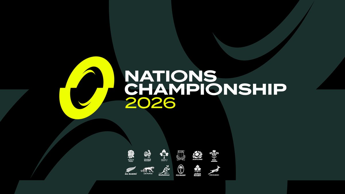 SanzarTRC's tweet photo. A new era for international rugby is coming...
THE NATIONS CHAMPIONSHIP 2026
The world’s best from the Northern and Southern Hemispheres will face off in July and November.
Schedule, ticket info and updates:  https://t.co/nqsalNVdEy
#NationsChampionship https://t.co/mIwerUmCVd
