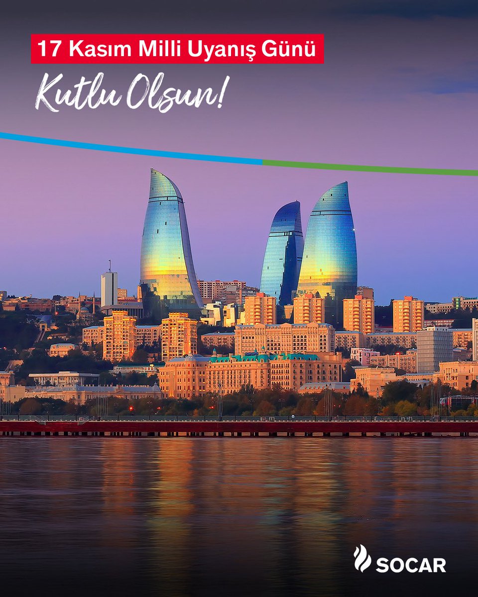 Azerbaycan halkının özgürlük mücadelesinin başlangıcı olarak kabul edilen 17 Kasım Milli Uyanış Günü’nü saygıyla kutluyoruz.

Bu anlamlı gün, bağımsızlık iradesiyle güçlenen Azerbaycan ruhunun ve toplumsal dayanışmanın önemli bir göstergesidir.