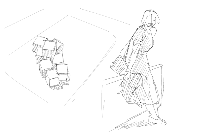 今日のクロッキ- 