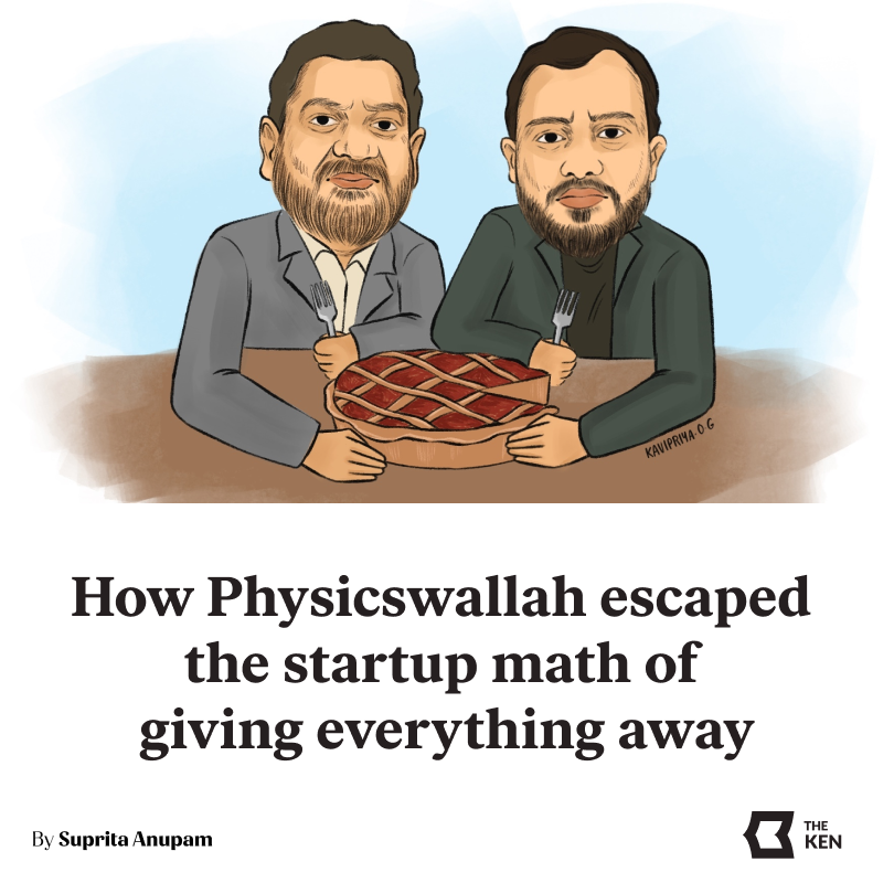 On 13 November, Physicswallah—now seeking a $3.2-billion valuation—breezed past full subscription for its initial public offering. But the more interesting fact still isn’t the valuation.

It’s that Alakh Pandey and Prateek Boob still hold 72% of the company.
