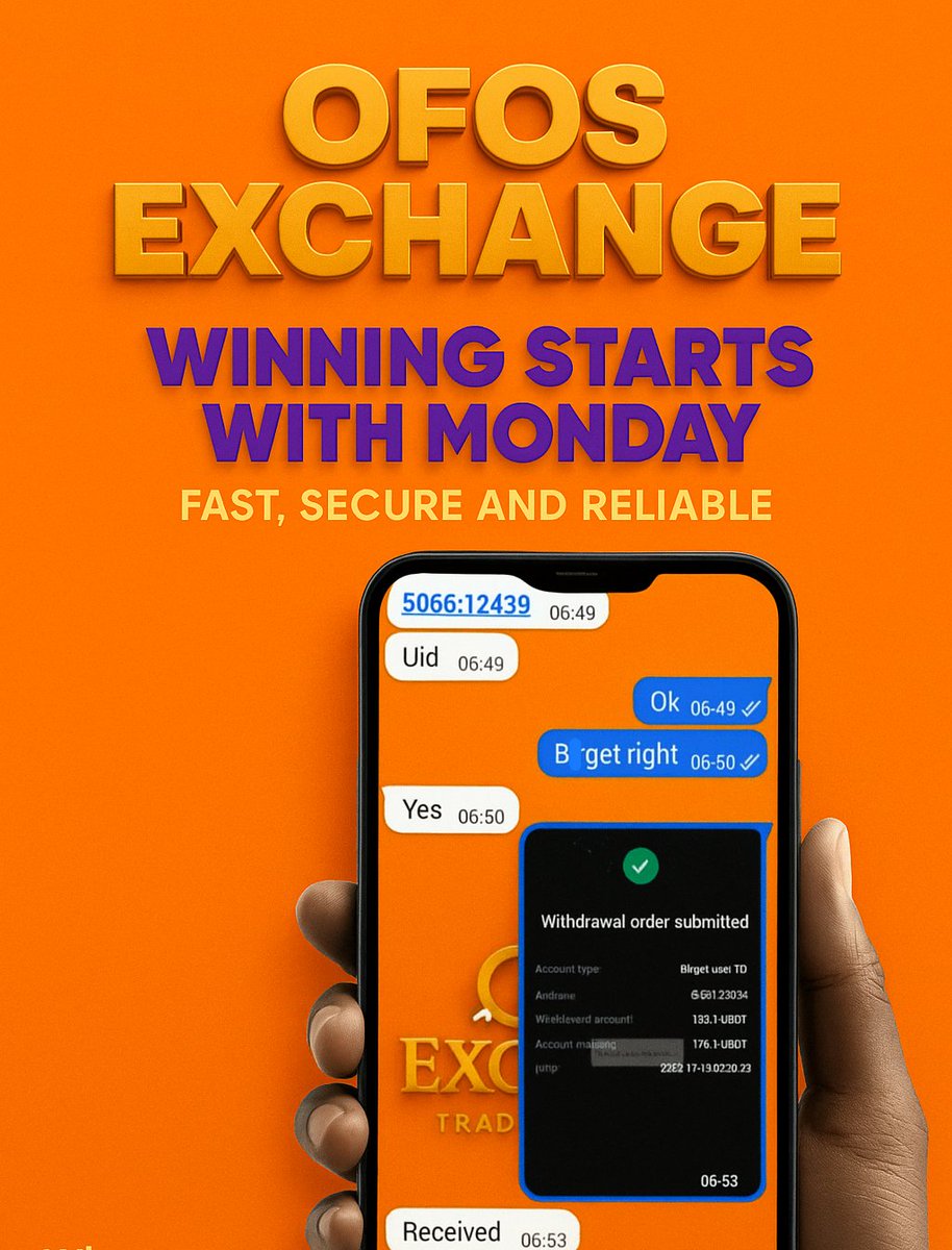 Ofosfi's tweet photo. HAPPY MONDAY 🧡 

#ofosexchange #cryptonaira #p2p #naira #Nigeria https://t.co/Cq0gHGepvX