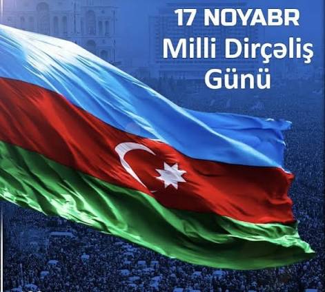 Azərbaycanın müstəqillik mübarizəsinin ən mühüm səhifələrindən olan Milli Dirçəliş Günü münasibətilə vətənin müstəqilliyi ve bütövlüyü uğrunda canlarından keçən qəhrəman şəhidləri hörmətlə yad edirik. 

Milli Dirçəliş Günü Mübarək!