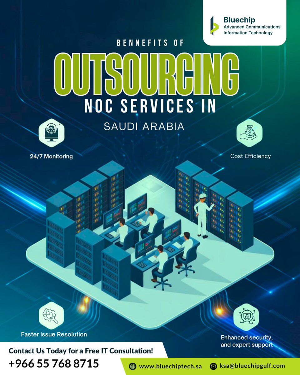 bluechip_tech's tweet image. Outsourcing NOC services = smarter, faster, and more secure IT operations.

Stay secure. Stay efficient. Stay ahead. ⚡🔐

📞 +966 55 768 8715
📧 ksa@bluechipgulf.com
🌐 bluechiptech.sa

#BlueChipTech #NOCservices #KSA #ITsupport #ManagedServices #CyberSecurity